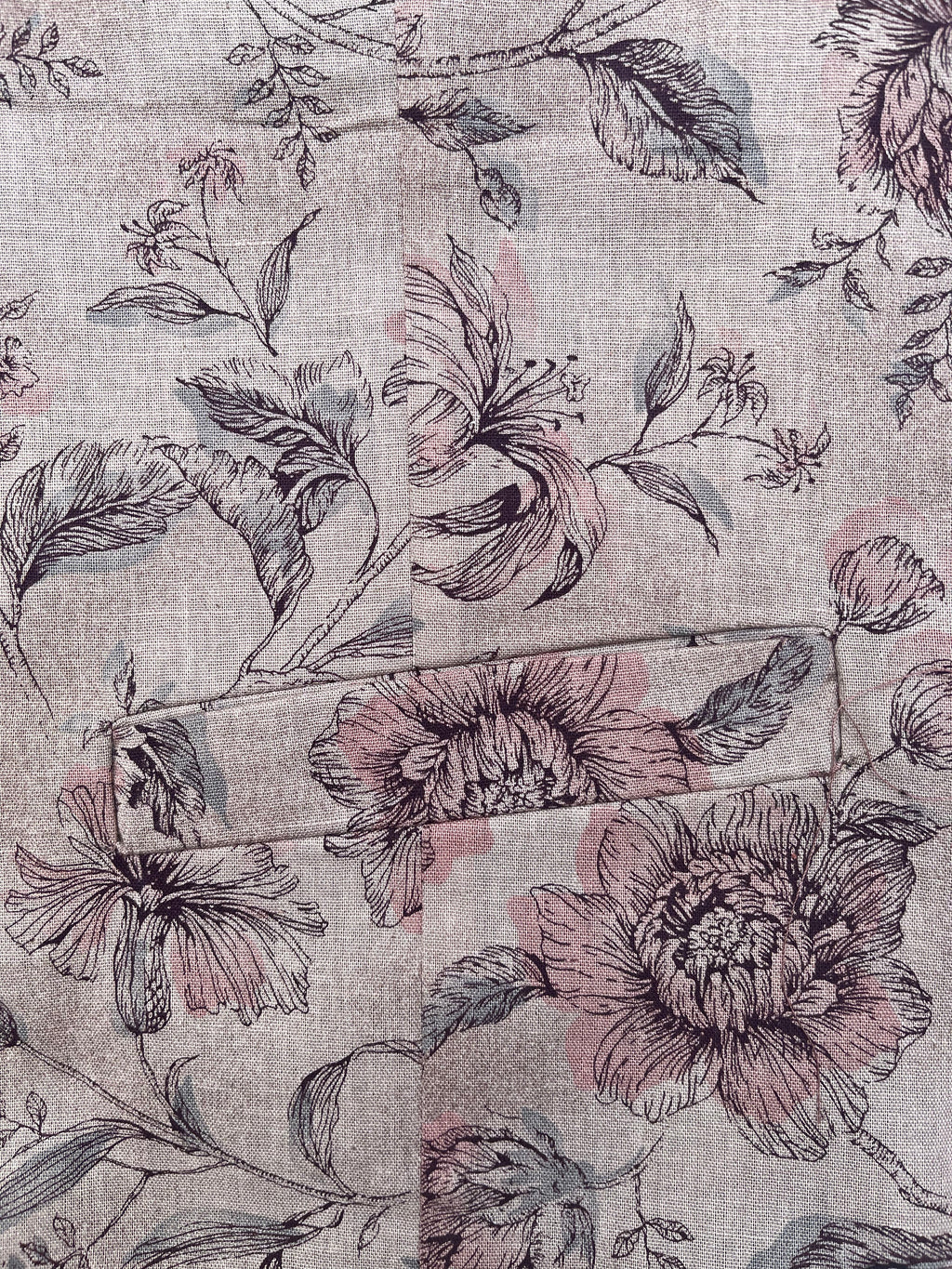Vest ~ rose/desert painted flowered print