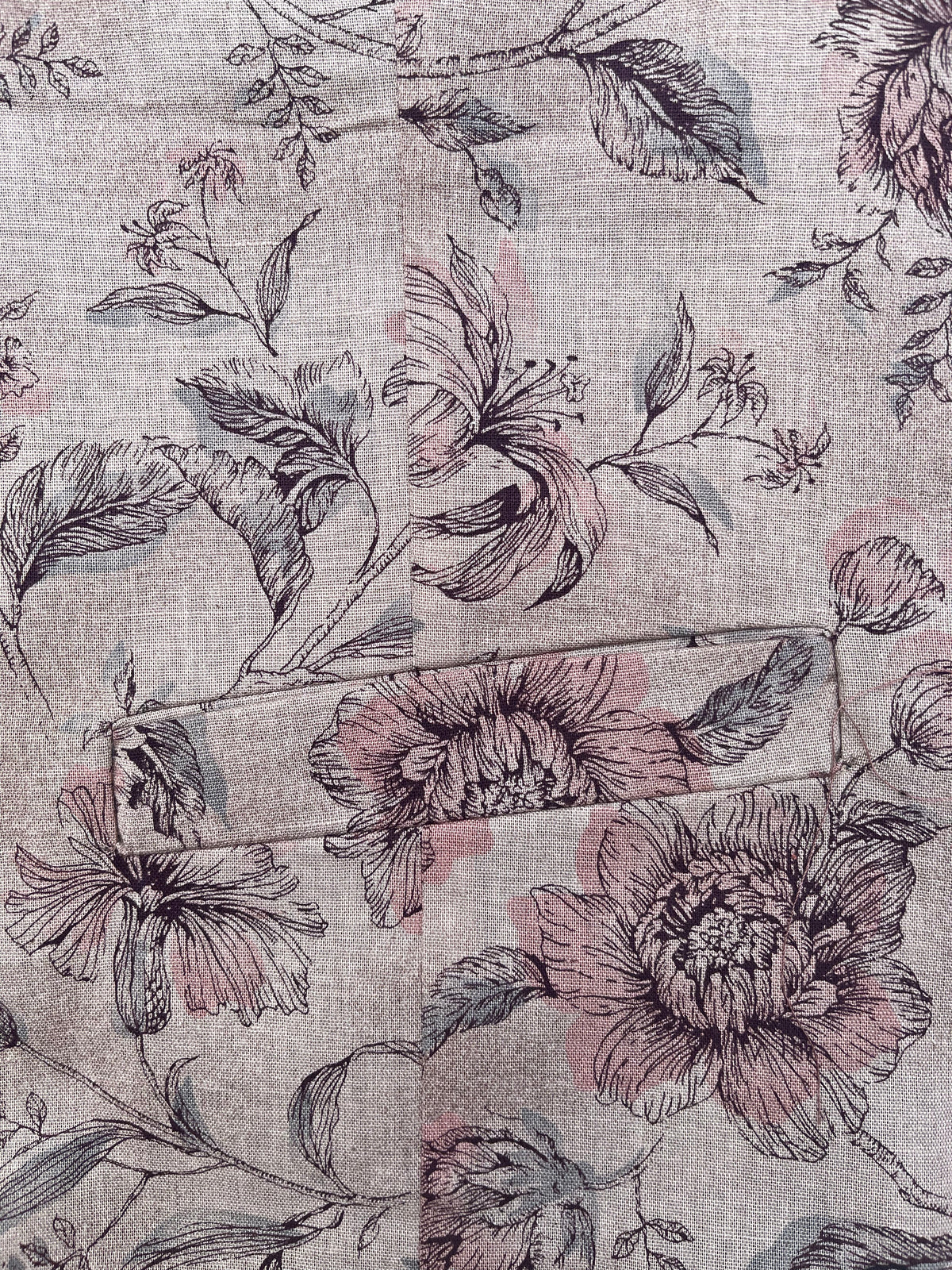 Vest ~ rose/desert painted flowered print